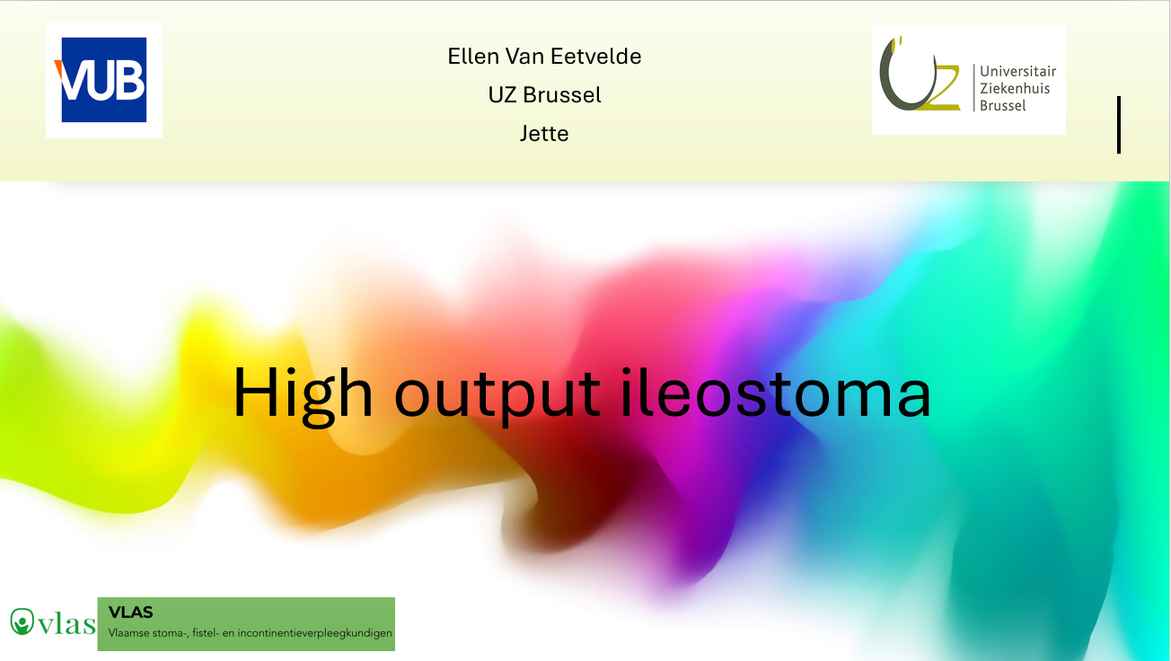 High output ileostoma